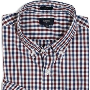 new J Crew mens’ patterned button up, M/Slim